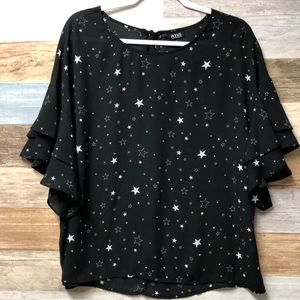 Ana size L Black with Stars top